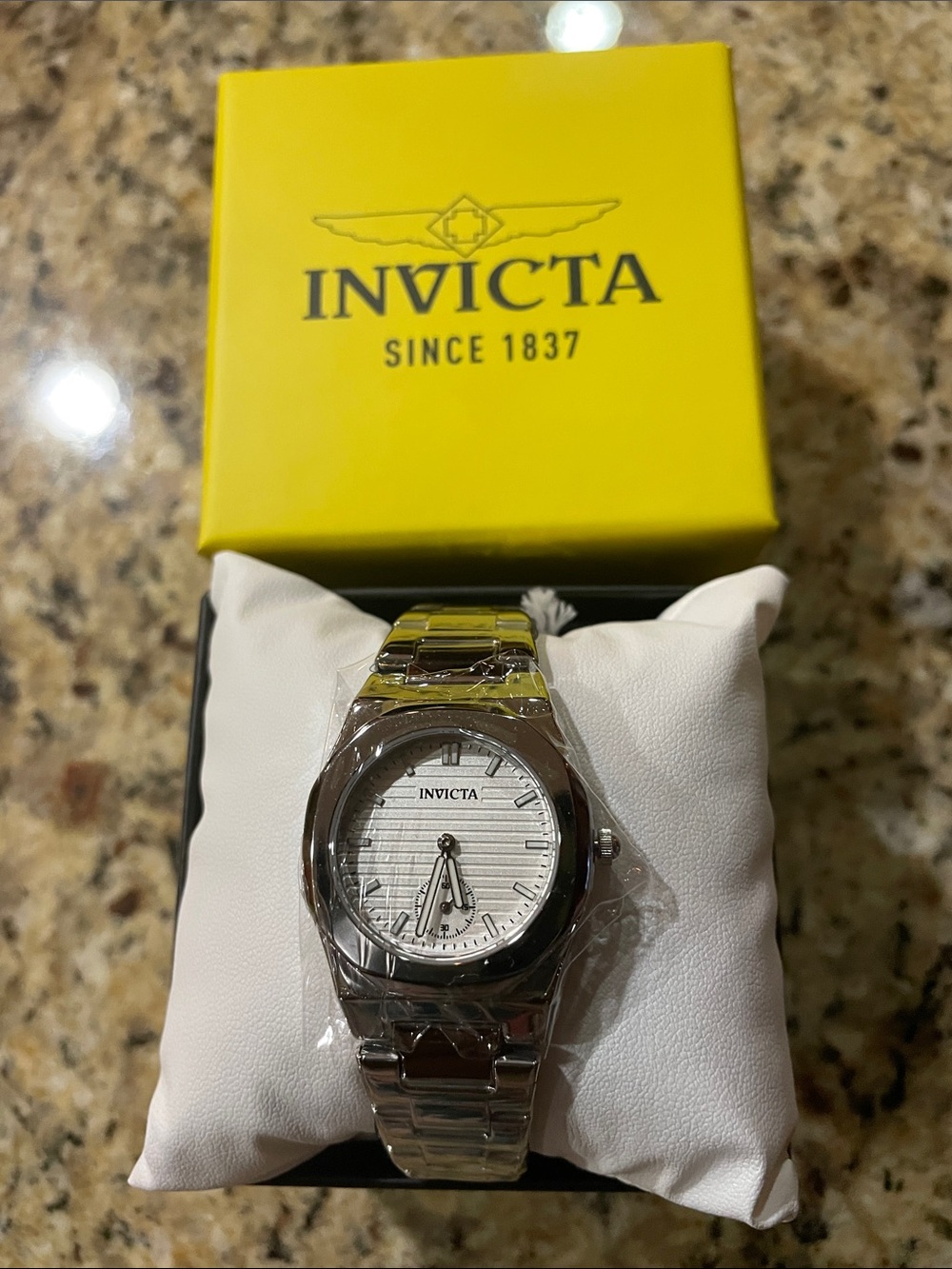 Invicta Celestial Silver Tone Women’s Watch with a White Dial